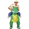 Widmann - Costume da esploratore dinosauro gonfiabile, con soffiatore e cappello integrati, 75505