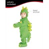 Rubies - Costume Drago Draki per bambini da 1 a 2 anni, tutina con berretto, cappello e pantaloni, ufficiale, carnevale, 885339