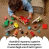 LEGO DUPLO 10473 Autopompa con Manichetta e Pompiere - Gioco Didattico per la Motricità Fine - Camion Giocattolo Rosso con Scal