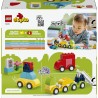 LEGO DUPLO 10474 Veicoli Creativi - Gioco Didattico e di Ordinamento con Macchine, Camion e Elicottero Giocattolo - Set per la 