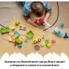 LEGO DUPLO 10474 Veicoli Creativi - Gioco Didattico e di Ordinamento con Macchine, Camion e Elicottero Giocattolo - Set per la 