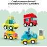 LEGO DUPLO 10474 Veicoli Creativi - Gioco Didattico e di Ordinamento con Macchine, Camion e Elicottero Giocattolo - Set per la 