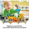 LEGO DUPLO 10475 Veicoli da Cantiere 3 in 1 - Gioco Didattico Montessori con Camion, Escavatore e Gru Giocattolo
