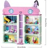 LEGO Gabby s Dollhouse 10788 - Casa delle Bambole Giocattolo a 4 Piani con i Personaggi di Gabby, Pandy Panda, Dolcetto e Sireg