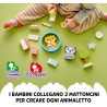 LEGO DUPLO 10977 Il Mio Primo Cagnolino e Gattino con Suoni, Set con Mattoncini Grandi, Animali Giocattolo da Costruire con Fun