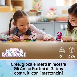 LEGO 11215 La Casa delle Bambole di Gabby Gli Amici Gattini di Gabby - Gioco Creativo con 6 Animali Giocattolo tra cui Siregatt