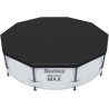 Bestway Telone Flowclear in PVC Ø305 cm, grigio, per Steel PRO Max Pool Ø 305 cm Copripiscina