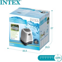 Intex 26664 Generatore Salino di Cloro per Piscine Piccole Metal Frame e Prisma