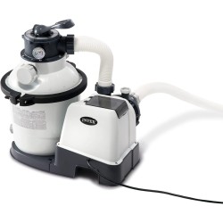 Intex 26644 Pompa a Sabbia - Flusso Acqua: 4.500 l/h, Flusso Sistema: 4.000 l/h