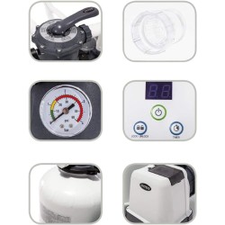 Intex 26644 Pompa a Sabbia - Flusso Acqua: 4.500 l/h, Flusso Sistema: 4.000 l/h