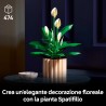 LEGO Botanicals Spatifillo 11504 - Set per Adulti di Piante Artificiali con Vaso, Fiori Bianchi Finti e Boccioli - Decorazione 