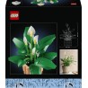LEGO Botanicals Spatifillo 11504 - Set per Adulti di Piante Artificiali con Vaso, Fiori Bianchi Finti e Boccioli - Decorazione 