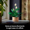 LEGO Botanicals Spatifillo 11504 - Set per Adulti di Piante Artificiali con Vaso, Fiori Bianchi Finti e Boccioli - Decorazione 