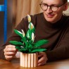 LEGO Botanicals Spatifillo 11504 - Set per Adulti di Piante Artificiali con Vaso, Fiori Bianchi Finti e Boccioli - Decorazione 