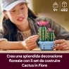 LEGO Botanicals Cactus in Fiore 11509 - Pianta Artificiale in Vaso con 2 Cactus e Fiori Finti - Decorazione per la Casa di San 