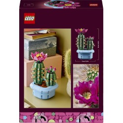 LEGO Botanicals Cactus in Fiore 11509 - Pianta Artificiale in Vaso con 2 Cactus e Fiori Finti - Decorazione per la Casa di San 