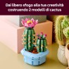 LEGO Botanicals Cactus in Fiore 11509 - Pianta Artificiale in Vaso con 2 Cactus e Fiori Finti - Decorazione per la Casa di San 