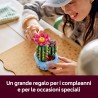 LEGO Botanicals Cactus in Fiore 11509 - Pianta Artificiale in Vaso con 2 Cactus e Fiori Finti - Decorazione per la Casa di San 