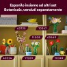 LEGO Botanicals Cactus in Fiore 11509 - Pianta Artificiale in Vaso con 2 Cactus e Fiori Finti - Decorazione per la Casa di San 