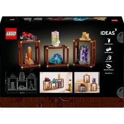 LEGO Ideas 21362 Collezione di Minerali - Costruzioni per Adulti - Modellino da Esposizione con Elementi di Cristallo tra cui A