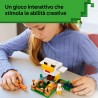 LEGO Minecraft 21585 Fattoria di Galline - Giocattolo da Costruire con Minifigure di un Fan della Gallina, Mob di un Baby Zombi