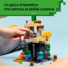 LEGO Minecraft 21587 Zombie Dungeon - Giocattolo Interattivo con Minifigure di Viandante, 3 Figure Zombie, Slime e un Tavolo da
