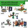 LEGO Minecraft 21587 Zombie Dungeon - Giocattolo Interattivo con Minifigure di Viandante, 3 Figure Zombie, Slime e un Tavolo da