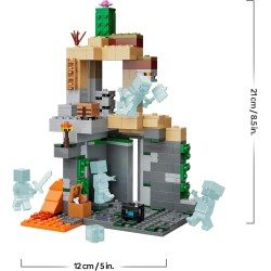 LEGO Minecraft 21587 Zombie Dungeon - Giocattolo Interattivo con Minifigure di Viandante, 3 Figure Zombie, Slime e un Tavolo da