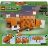 LEGO Minecraft 21588 La Volpe Giocattolo - Puzzle Animale 3D con Accessori - Decorazione per la Gaming Room o per la Camera da 