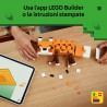 LEGO Minecraft 21588 La Volpe Giocattolo - Puzzle Animale 3D con Accessori - Decorazione per la Gaming Room o per la Camera da 