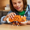LEGO Minecraft 21588 La Volpe Giocattolo - Puzzle Animale 3D con Accessori - Decorazione per la Gaming Room o per la Camera da 
