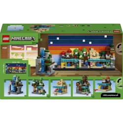 LEGO Minecraft 21589 Mini-Biomi Giocattolo - Decorazione Fai da Te in Miniatura per la Stanza da Gaming - Puzzle 3D con 5 Micro