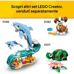 LEGO Creator 31376 3 in 1 Simpatico Criceto con Fiore Giocattolo - Animale Trasformabile in Riccio o Aquila con Uovo - Decorazi