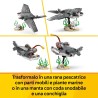 LEGO Creator 31381 3 in 1 Squalo con Scrigno del Tesoro Giocattolo - Animale Marino Trasformabile in Rana Pescatrice o Manta - 