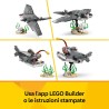 LEGO Creator 31381 3 in 1 Squalo con Scrigno del Tesoro Giocattolo - Animale Marino Trasformabile in Rana Pescatrice o Manta - 