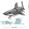 LEGO Creator 31381 3 in 1 Squalo con Scrigno del Tesoro Giocattolo - Animale Marino Trasformabile in Rana Pescatrice o Manta - 
