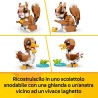 LEGO Creator 31382 3 in 1 Adorabili Animali: Cagnolino Giocoso - Giocattolo con Animale Domestico Trasformabile in Scoiattolo o