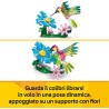 LEGO Creator 31384 3 in 1 Animali Selvatici: Colibrì Variopinto - Uccello Giocattolo Trasformabile in Farfalla o Pesce - Decora