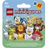 LEGO 71051 Minifigures Serie Animali 28 - Scatola a Sorpresa - Giocattolo con 1 di 12 Personaggi da Collezione tra cui Leone, C