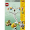 LEGO 40808 Coniglietto Pasquale e Caccia alle Uova - Giocattolo di Pasqua con Figure di Coniglio e Uccellino - Kit di Arti e Me