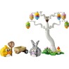 LEGO 40808 Coniglietto Pasquale e Caccia alle Uova - Giocattolo di Pasqua con Figure di Coniglio e Uccellino - Kit di Arti e Me