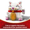 LEGO 40813 Gatto della Fortuna - Costruzioni per Adulti e Bambini - Modello da Esposizione - Animale con Zampa che Saluta, Mone