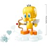 LEGO 40824 Titti - Uccellino Giocattolo - Modello Looney Tunes da Esposizione con Mazzo di Fiori, Cuore, Arco di Cupido e Suppo