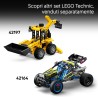 LEGO Technic 42218 Mietitrebbia Gommato John Deere 1470H - Veicolo Giocattolo da Cantiere - Kit di Modellismo - Gioco STEM con 