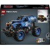 LEGO Technic 42219 Monster Jam Grave Digger Fuoco e Ghiaccio - Camion Giocattolo Pull-Back - Veicolo da Corsa con Dettagli Aute