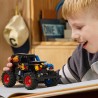 LEGO Technic 42219 Monster Jam Grave Digger Fuoco e Ghiaccio - Camion Giocattolo Pull-Back - Veicolo da Corsa con Dettagli Aute