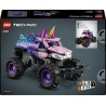 LEGO Technic 42220 Monster Jam Sparkle Smash a Retrocarica - Camion Giocattolo Pull-Back - Auto da Corsa a Tema Unicorno Rosa