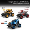 LEGO Technic 42220 Monster Jam Sparkle Smash a Retrocarica - Camion Giocattolo Pull-Back - Auto da Corsa a Tema Unicorno Rosa