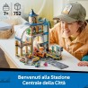 LEGO City 60469 Stazione Centrale - con Veicolo Giocattolo di Manutenzione, Ascensore Funzionante, Biglietteria, 2 Piattaforme,
