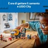 LEGO City 60478 Betoniera Giocattolo - Gioco Didattico con Veicolo da Cantiere, 3 Minifigure, Tamburo Rotante e Funzione di Sca